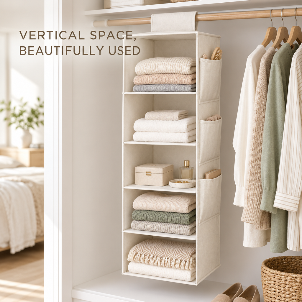 StackLoom Closet Shelf Organizer