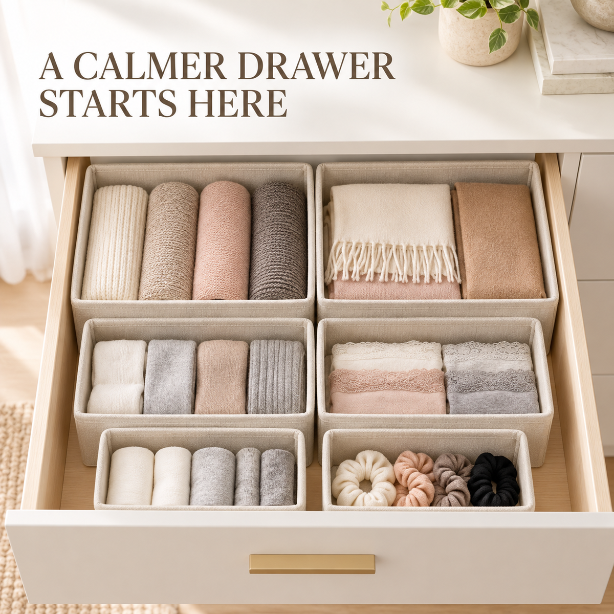 SoftDivide Drawer Organizer Set