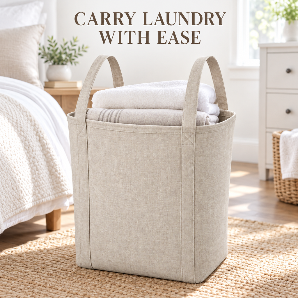 LinenCove Laundry Carry Basket