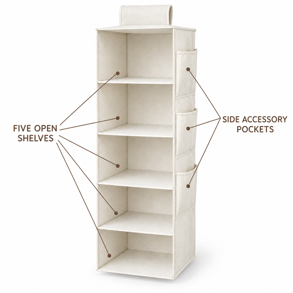 StackLoom Closet Shelf Organizer