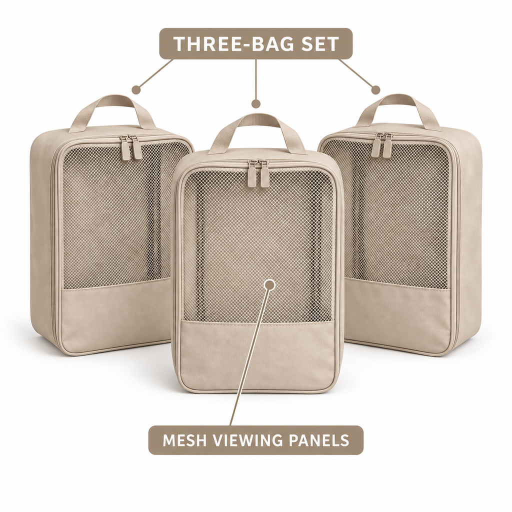ShoeNest Travel Organizer Set