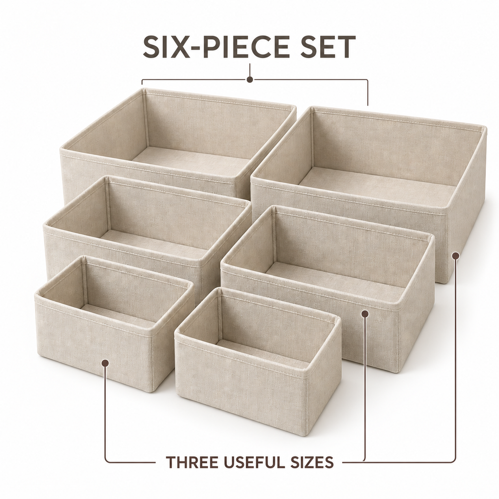 SoftDivide Drawer Organizer Set