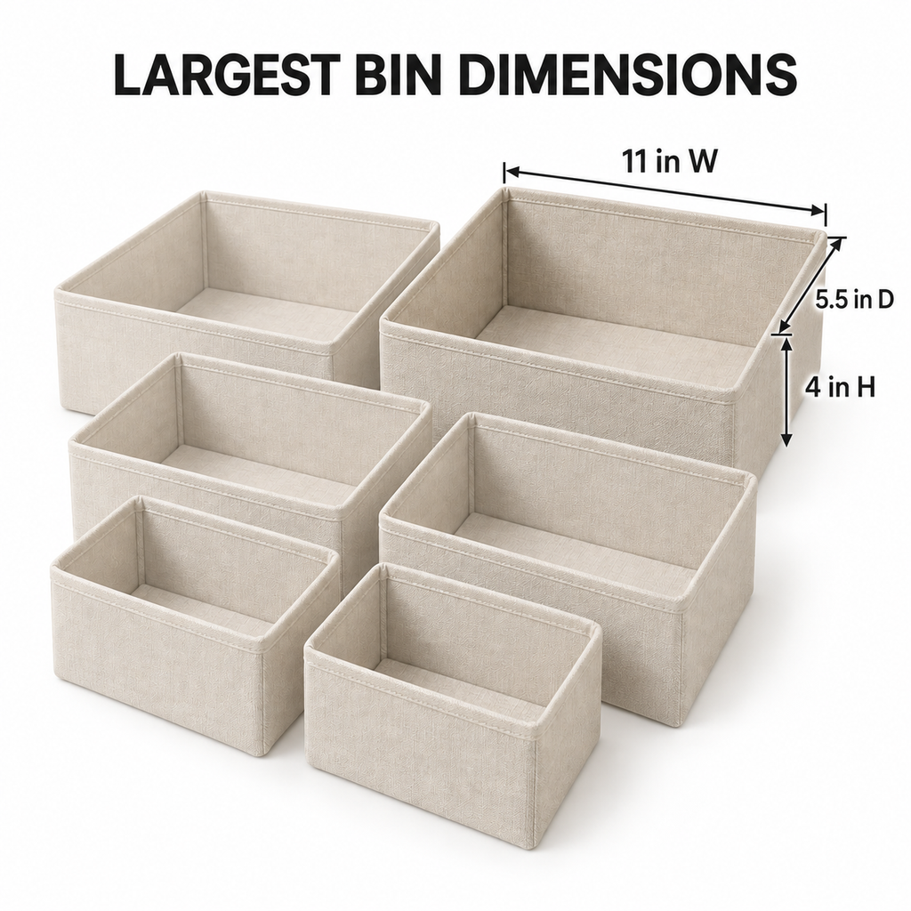 SoftDivide Drawer Organizer Set