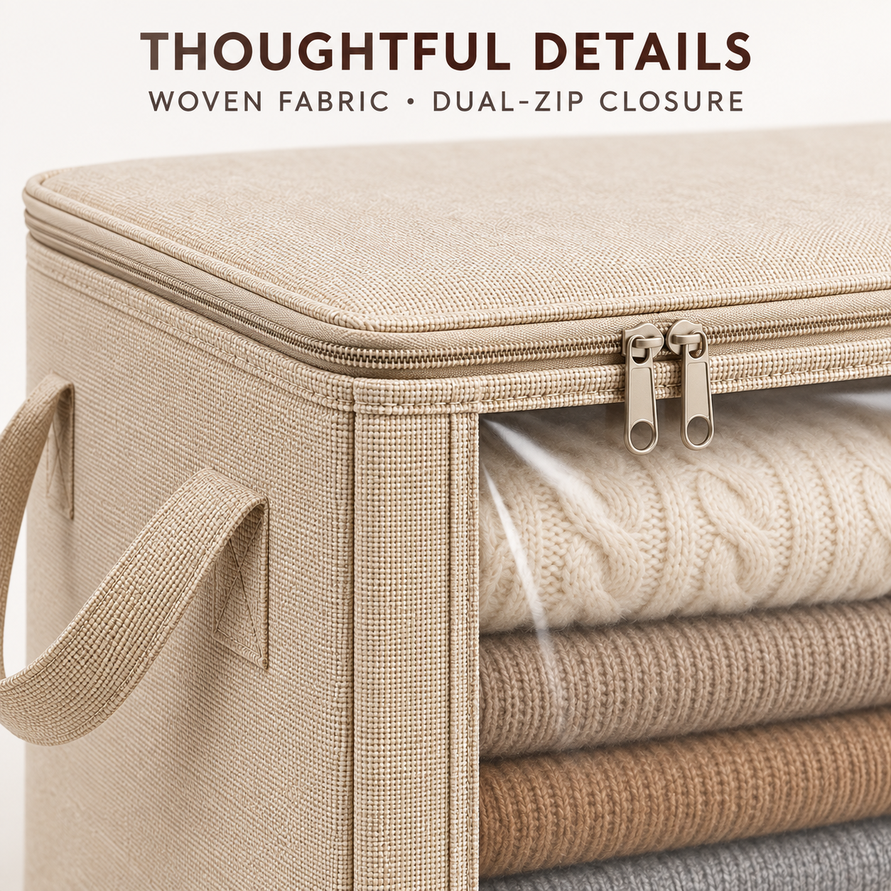 FoldVista Clear Sweater Storage Bin