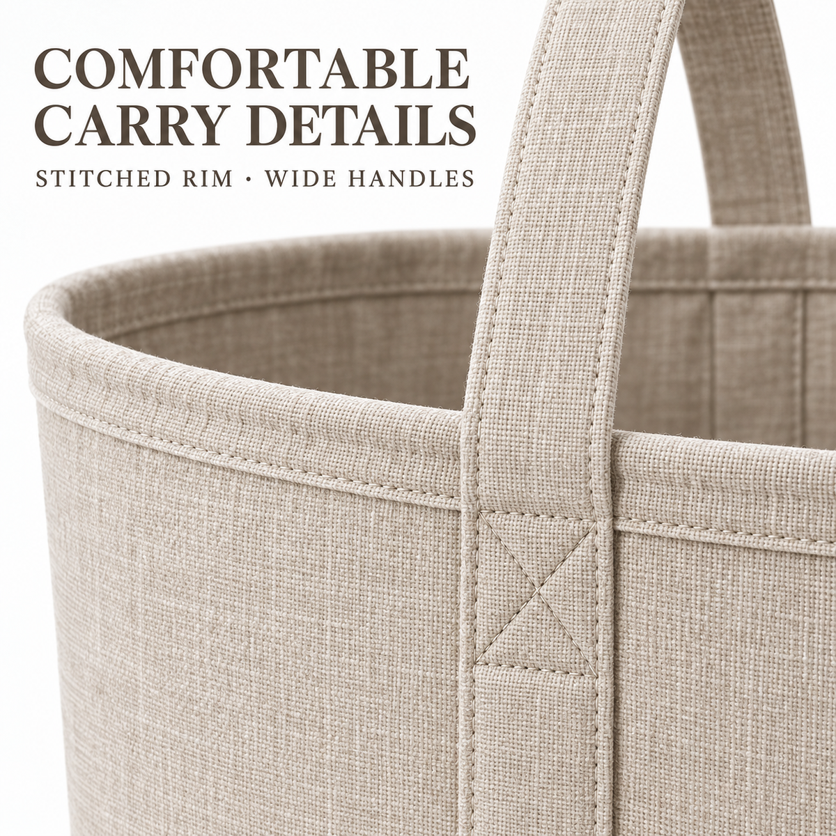 LinenCove Laundry Carry Basket